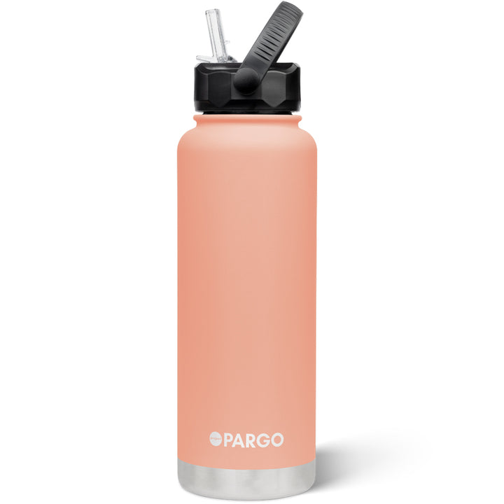 1200ml Insulated Sports Bottle - Coral Pink