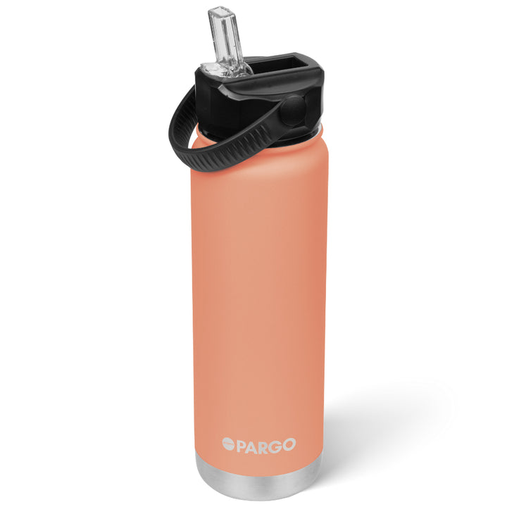 750ml Insulated Sports Bottle - Coral Pink