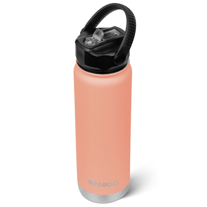 750ml Insulated Sports Bottle - Coral Pink