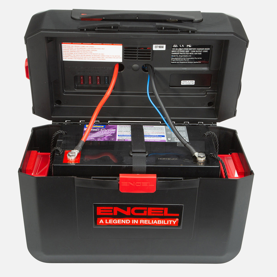 Engel Series 2 Battery Box, Compatible Lithium LiFePO4 Batteries