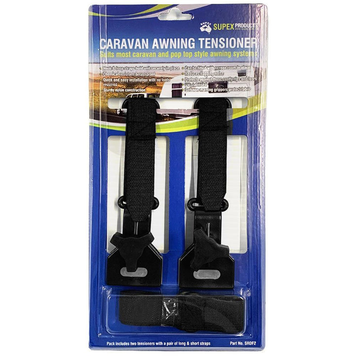 Small Caravan Awning Tensioner / De Flapper - 2 Pack