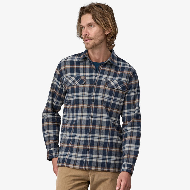 Men's Long-Sleeved Organic Cotton Midweight Fjord Flannel Shirt